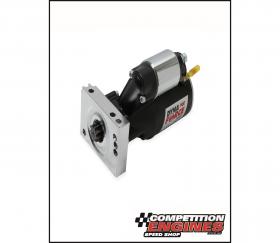 MSD-509503, MSD Black DynaForce Starter, Chev Small Block and Big Block With Straight Mount starter mounting holes.